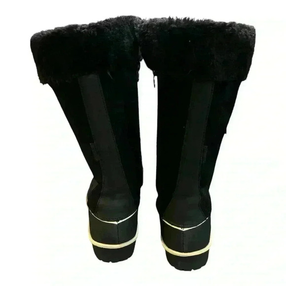 Comfortview Women's Wide Width The Eileen Waterproof Boot pre-loved Sz 7.5 black - Picture 6 of 10